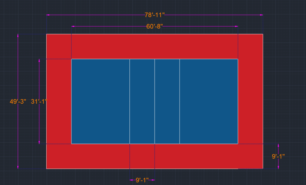 volleyball court flooring