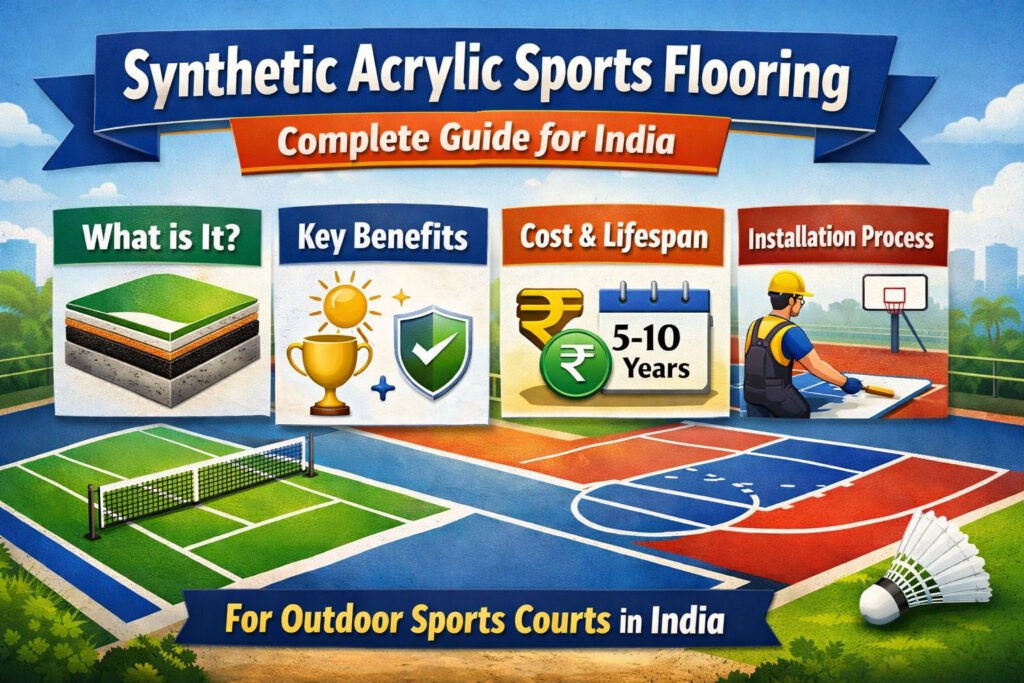 What Is Synthetic Acrylic Sports Flooring? Complete Guide for India
