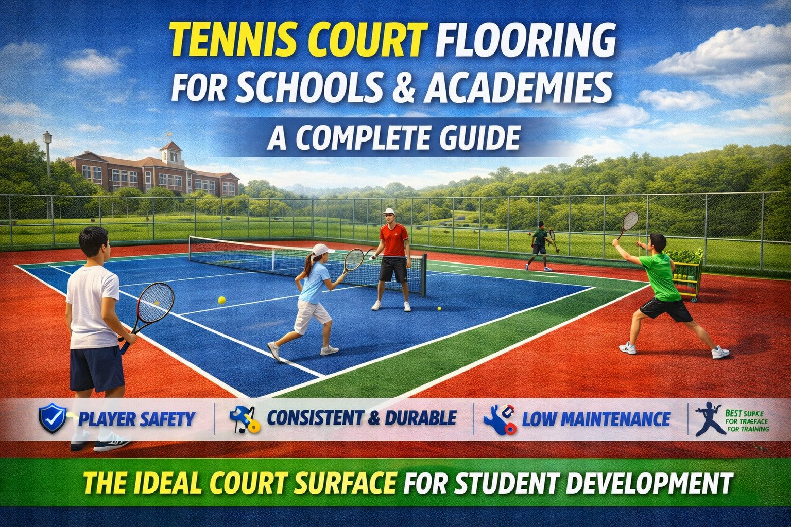 Tennis Court Flooring Cost in India – Detailed Breakdown (2026 Guide)
